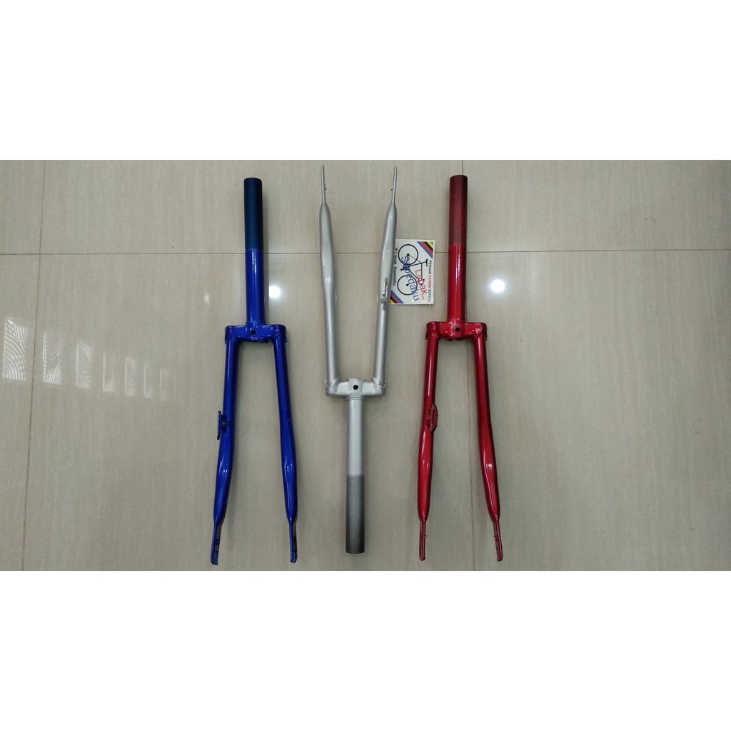 fork garpu sepeda mini minion ukuran size 20 inch frame 20 inch fork minion garpu minion 20 inch