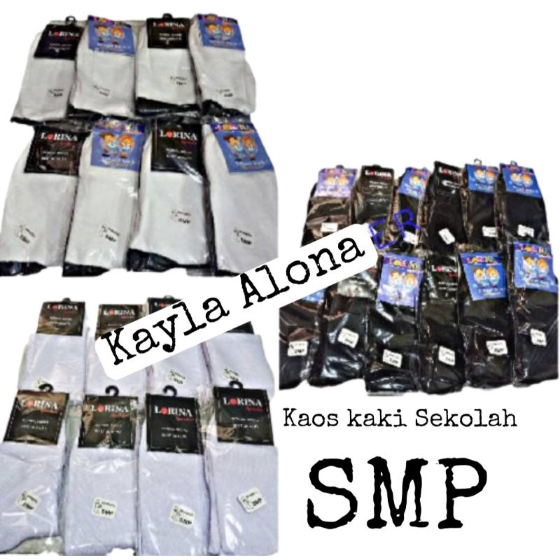 KAOS KAKI SEKOLAH untuk SMP