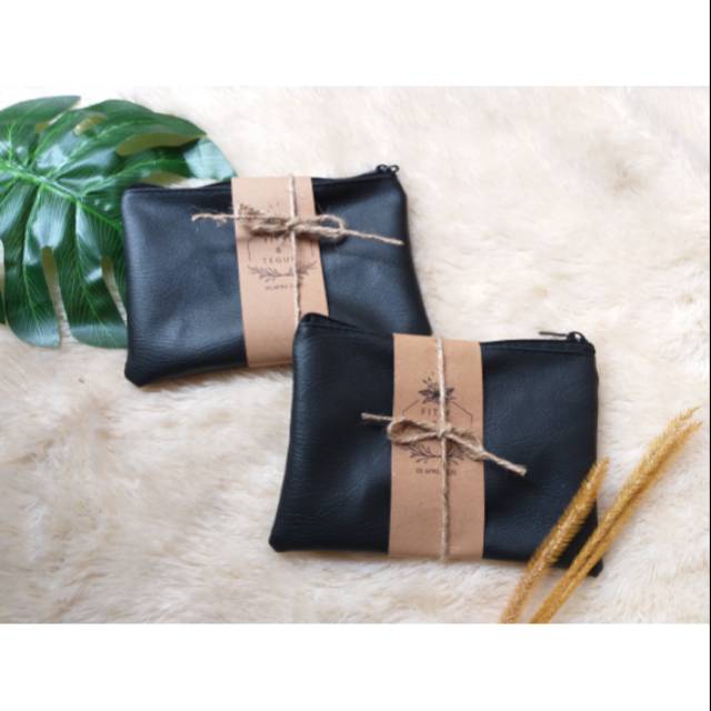 Souvenir Pouch kulit imitasi