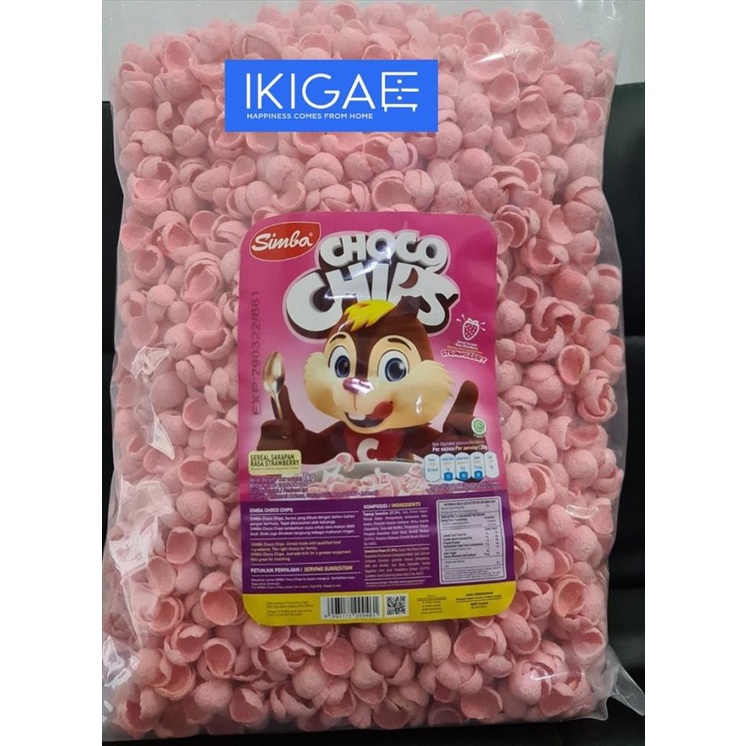 SIMBA CHOCO CHIPS / STRAWBERRY CHIPS 1 KG / 950gr