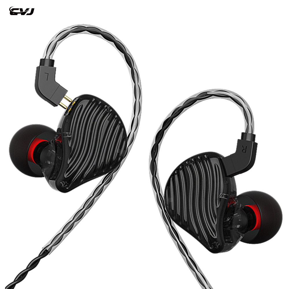 Earphone In Ear CVJ CSE 2BA+1DD Hybrid 4 Core HIFI+Sambungan 2PIN 0.75MM ZSX ZS10PRO BL03 BL05 BA5