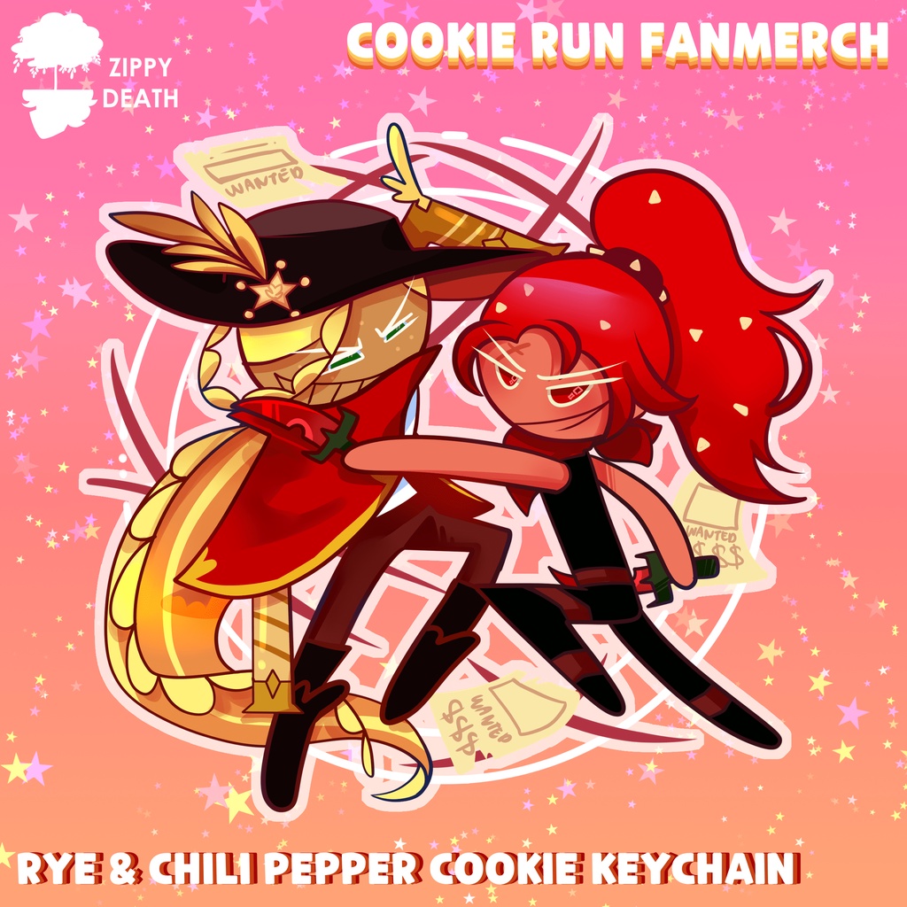 Jual Chili Pepper & Rye Cookie Keychain Cookie Run Fan Merchandise