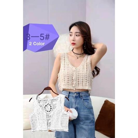 (RPA) ROMPI VEST NUDIE KOREA RAJUT IMPORT PREMIUM