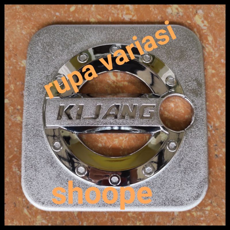 cover tutup tangki bensin mobil toyota kijang new kapsul 1997 1998 1999 lgx efi krista ssx lsx model lobang kunci tempel chrome crome