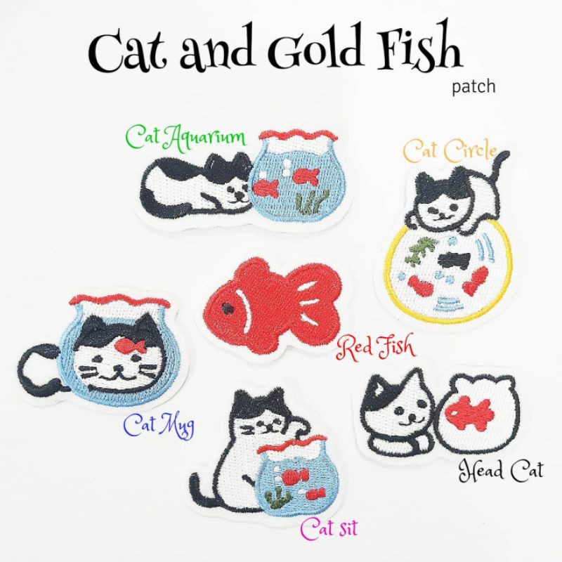 Patch Cat &amp; Gold Fish