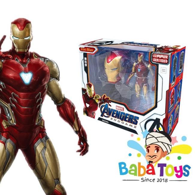 Ready Mainan Action Figure  Avengers Endgame Iron Man Deformation .