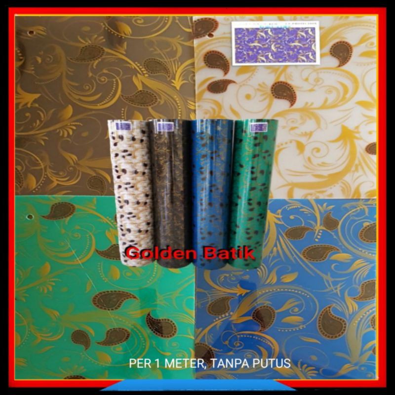 Jual FIBER PENUTUP PAGAR FIBER VIBER PAGAR RUMAH PLASTIK MOTIF TEBAL 3D