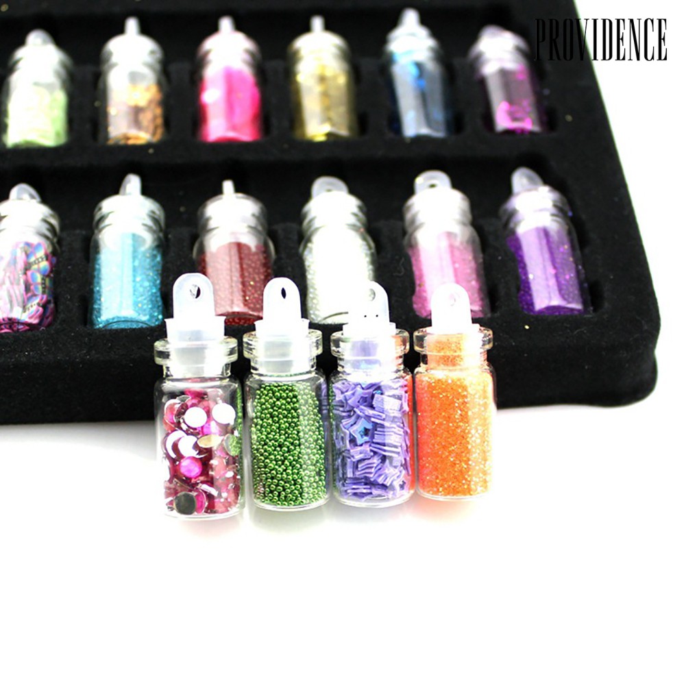 Providence Glitter 3D Nail Art Sequins Beads Rivet Studs Decorations DIY Manicure Tools