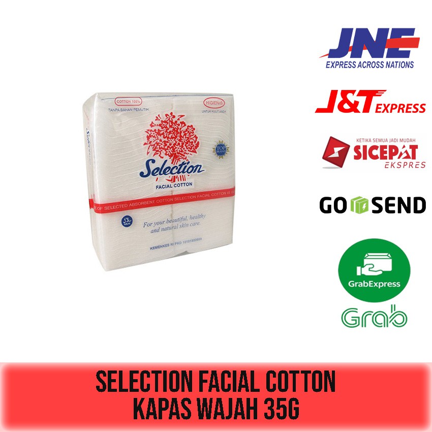 SELECTION FACIAL COTTON KAPAS WAJAH 35g 50g 75g