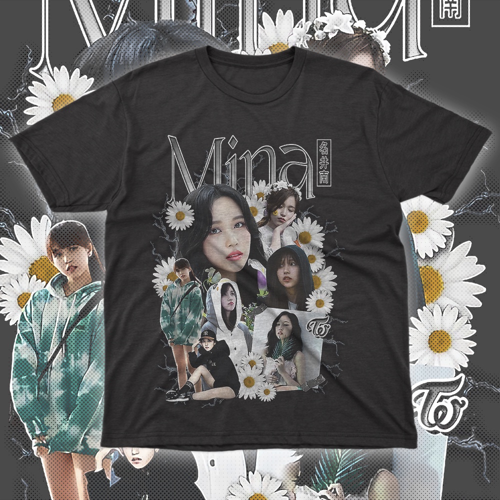 KAOS KPOP MINA TWICE I MINA TWICE T-SHIRT I KPOP T-SHIRT OVERSIZE - BIGSIZE - UPSIZE
