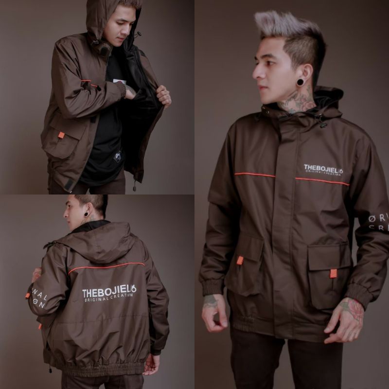 JAKET PERASUT PRIA WATERFROOP - JAKET KAMSAY THE BOJIEL -  JAKET ORIGINAL THE BOJIEL