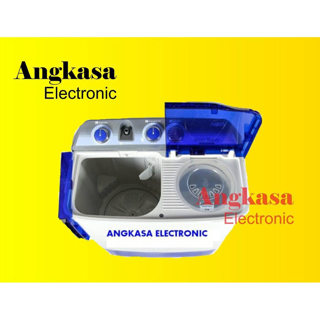 Terlaris Mesin Cuci Aqua 8 Kg - QW-880XT / QW 880 XT Hijab Series (2 Tabung)