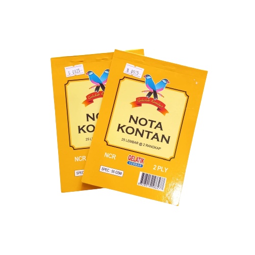 

NOTA KONTAN 2 PLY BESAR - GELATIK KEMBAR