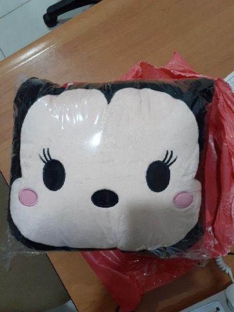 Boneka Mickey Minnie 3in1, Balmut Mickey Minnie, Selimut Mickey Minnie