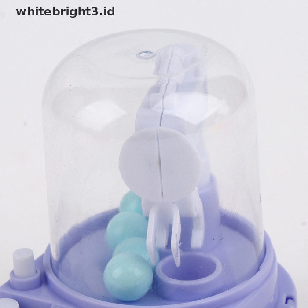 (whitebright3.id) Mainan Interaktif Mesin Capit Boneka Mini Untuk Anak