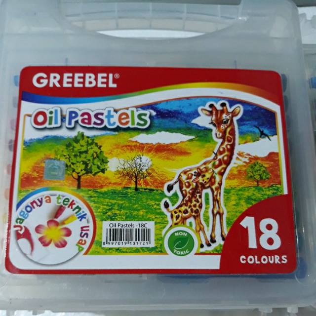 

Crayon GREEBEL 18 Warna non - toxic