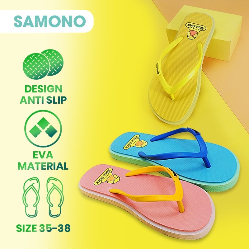 Samono SFF001 Sandal EVA Flip Flops Sendal Jepit Anti Slip Tebal Empuk