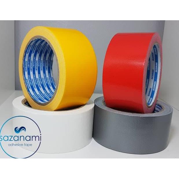 

Discount 1 Box Lakban Kain 2" Inch X 12M Sazanami Cloth Tape Warna Khusus Gojek Diminati Banget