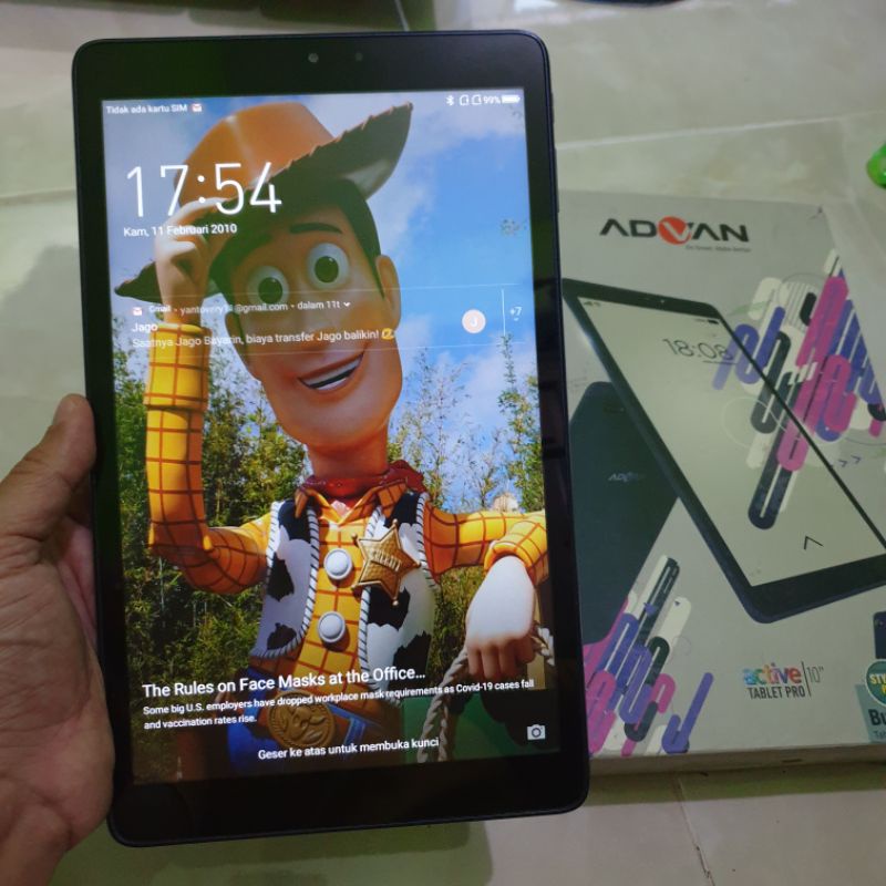 Tab Advan Vandroid Active Tablet Pro i10 10inch 2/16 second berkualitas