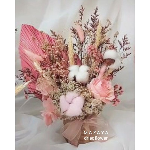 BLOOMBOX DRIED FLOWER MIX ARTIFICIAL - driedflower - flower in vas