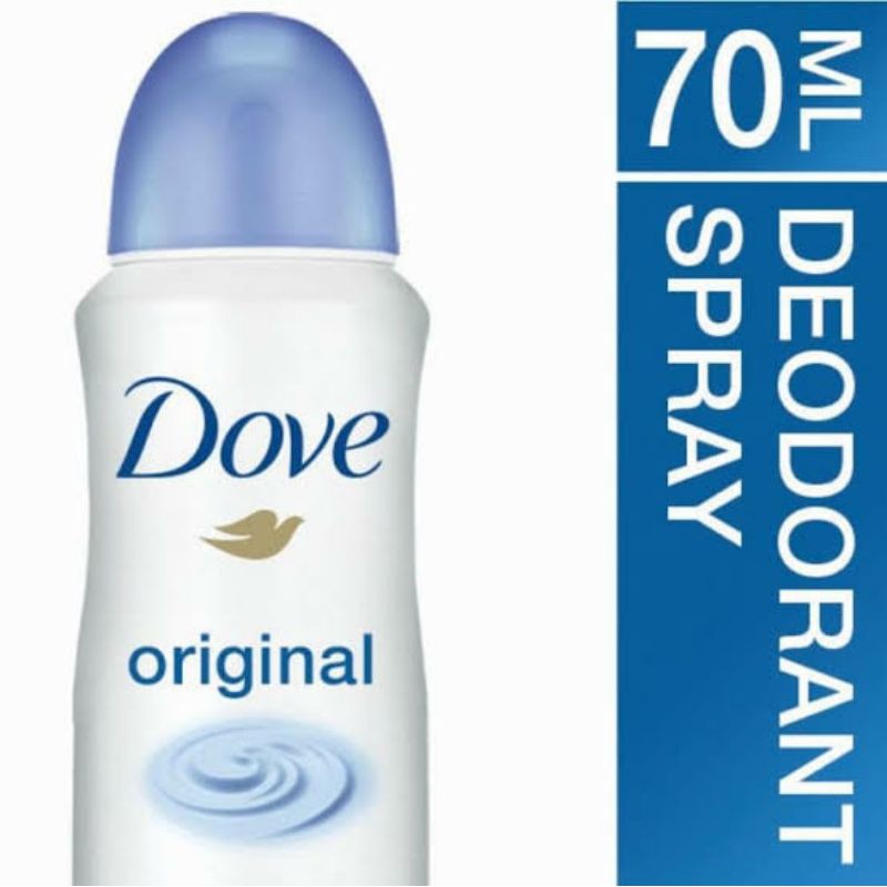 Dove Deodorant Body Spray Original 70mL Shopee Indonesia