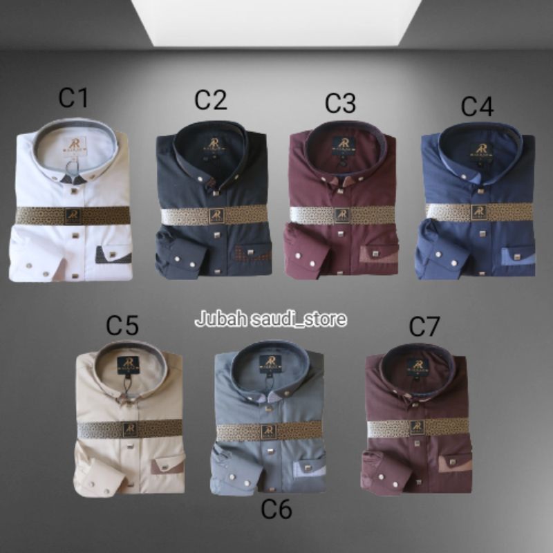 JUBAH AL RAZ KOMBINASI MANSET/GAMIS PRIA/GAMIS PREMIUM