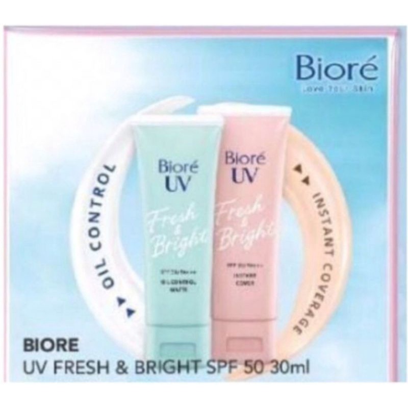 Biore UV Fresh and Bright 30ml SPF 50