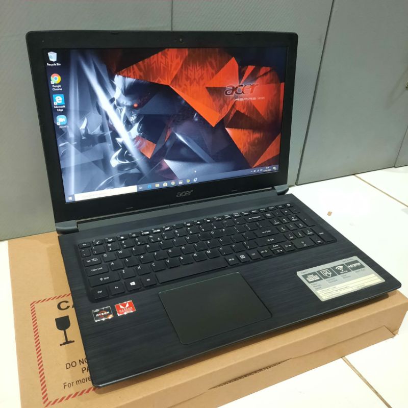 Laptop Acer Aspire 3 A315-41 AMD RYZEN 3 - 2200U Vga  Amd Radeon Vega 3 Graphics Ram 8GB / 1Tb Layar 15,6 Inch Gaming Editing Ngebut