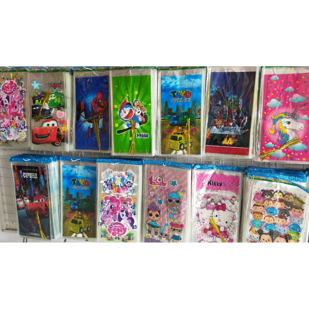 [ isi 10 ] Plastik Bingkisan Ulang Tahun / Plastik Snack ulang tahun kecil