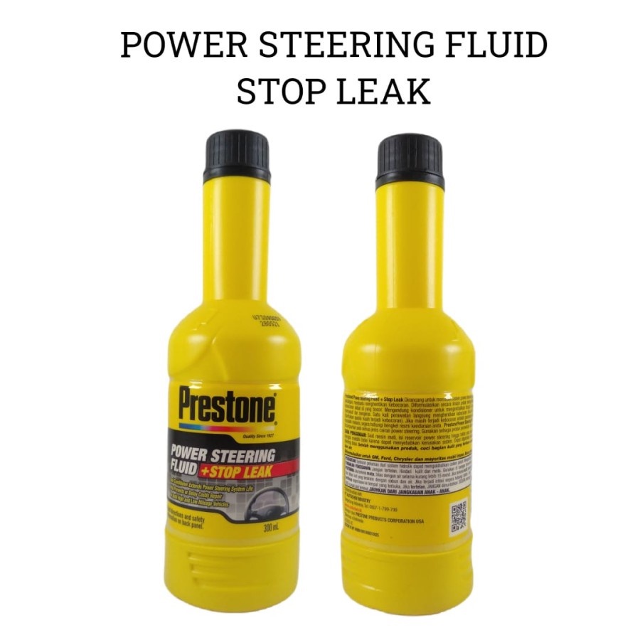 Jual Oli Pelumas Power Steering Prestone stop Leak 300 ml Shopee