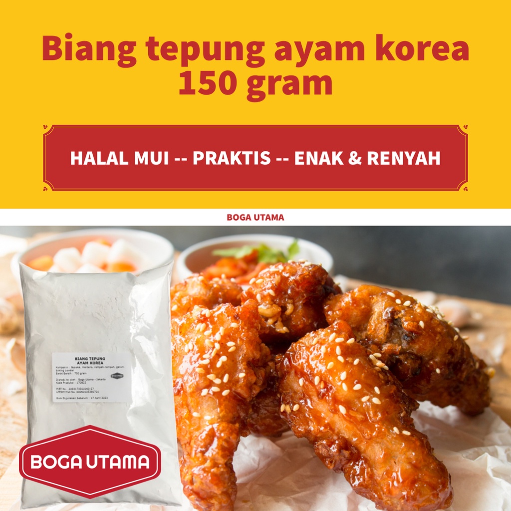 

Biang Tepung Ayam Goreng ala Korea