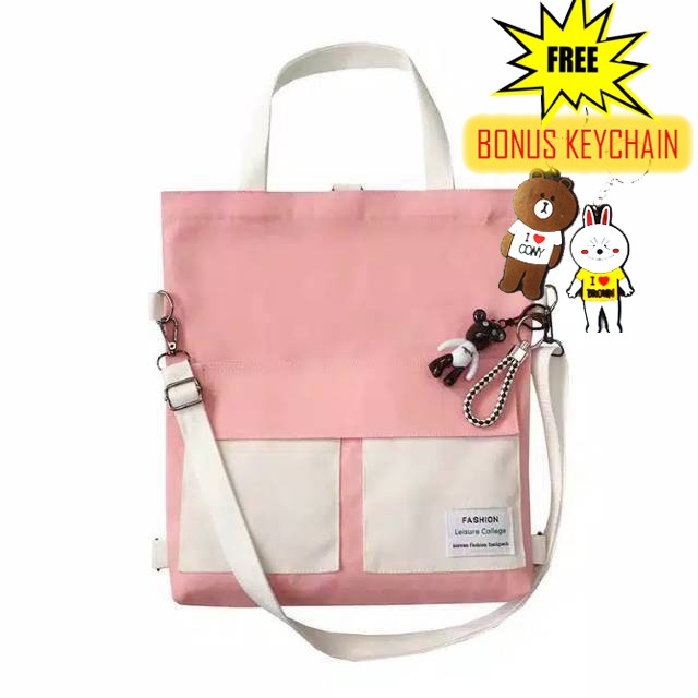 tote bag korea shopee