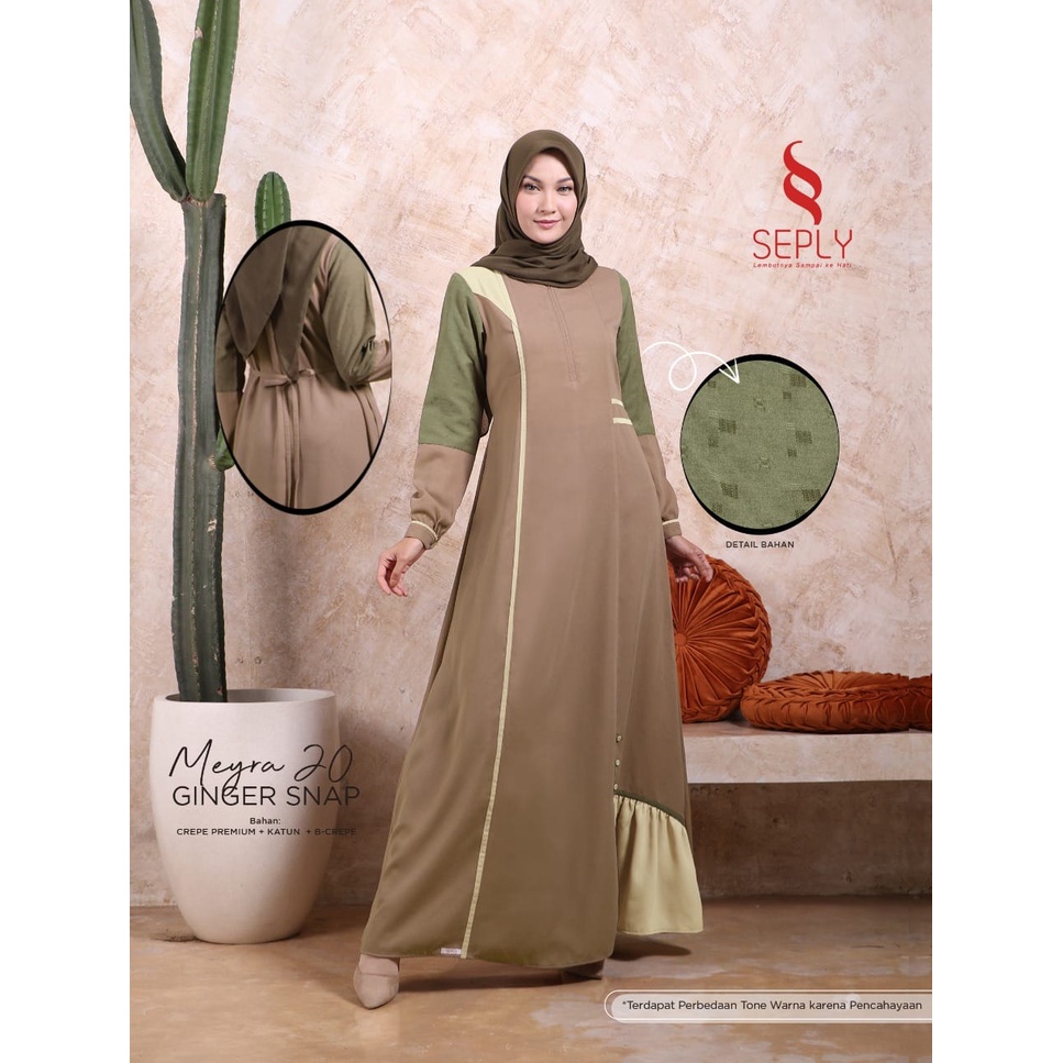 GAMIS TERBARU 2021 SEPLY MEYRA 20 GINGER SNAP