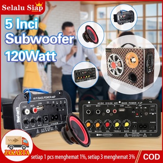 5 Inci Amplifier Board Audio Bluetooth USB FM Radio TF Player Subwoofer 30W/AW-322 USB Radio karaoke 220v + remote