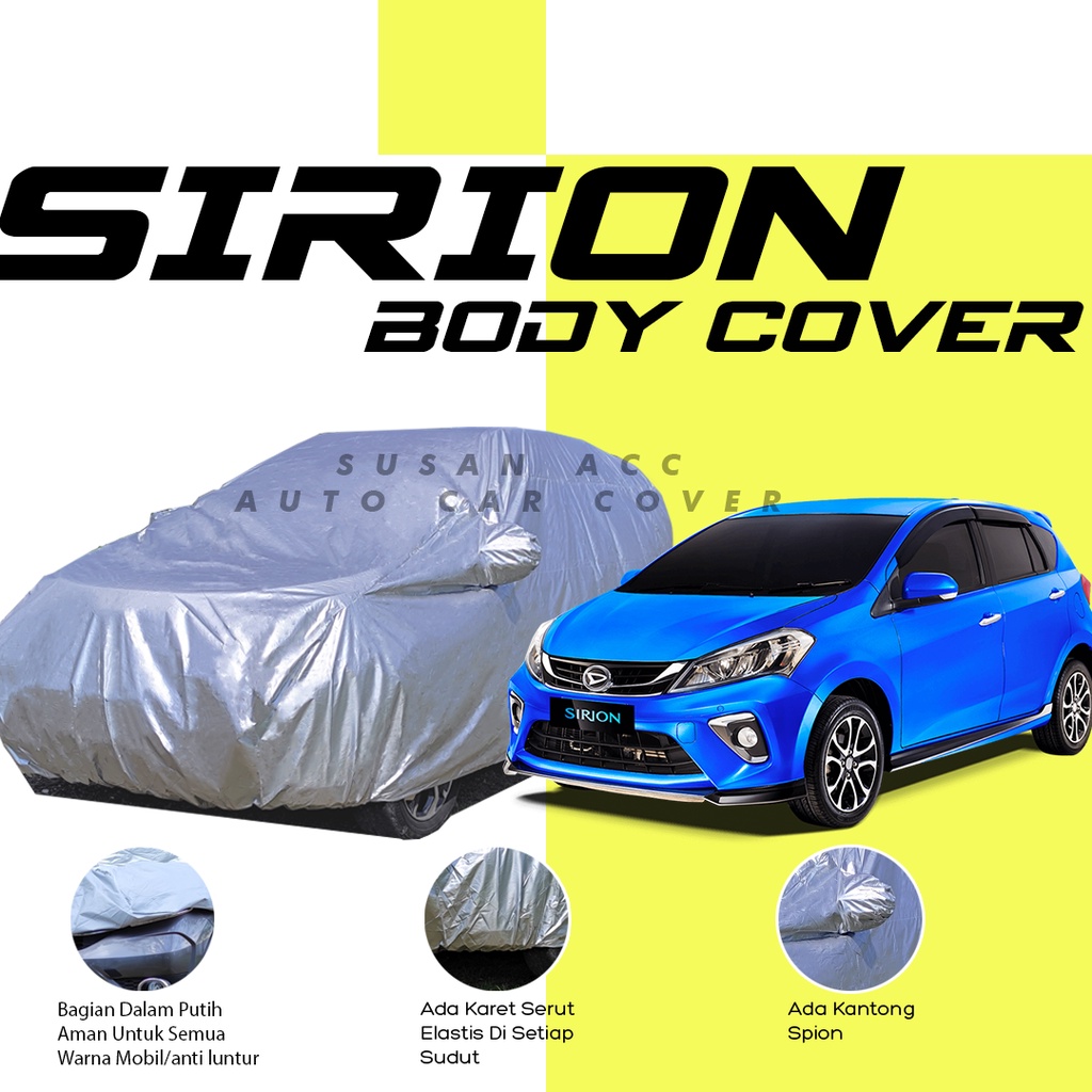 [Bisa COD] Body Cover Mobil sirion Sarung Mobil sirion/brio/brio rs/brio satya/ignis/jazz/agya/ayla/raize/rocky/ignis/jazz/datsun go/datsun/datsun go panca/datsun go plus/datsun go 3 baris/datsun go 2 baris/jazz ge 8/ignis/estilo/wagon r