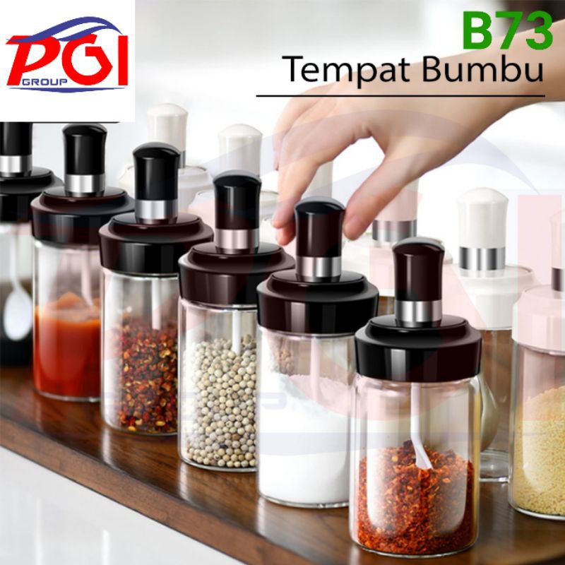 B ( B73 ) BOTOL WADAH BUMBU GARAM, MINYAK, SAOS, TOPLES PENYIMPANAN BUMBU