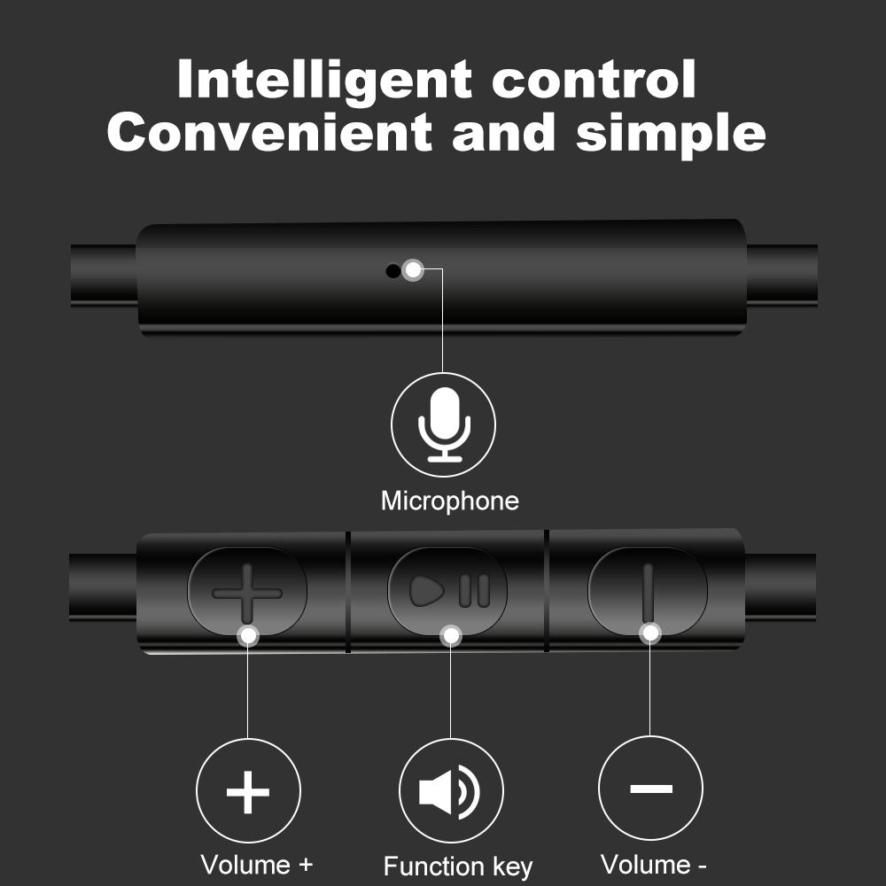 T33 Headset Helm HIFI Earphone Berkabel Headphone Musik dengan Handsfree untuk Pengendara Motor-6