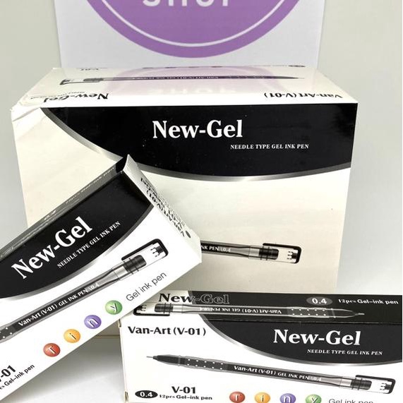 

Buruan Beli BWQQT Bolpoin New Gel Van-Art V-01 (1kotak 12pc), bolpen, gelpen, newgel 87 Ready Stok