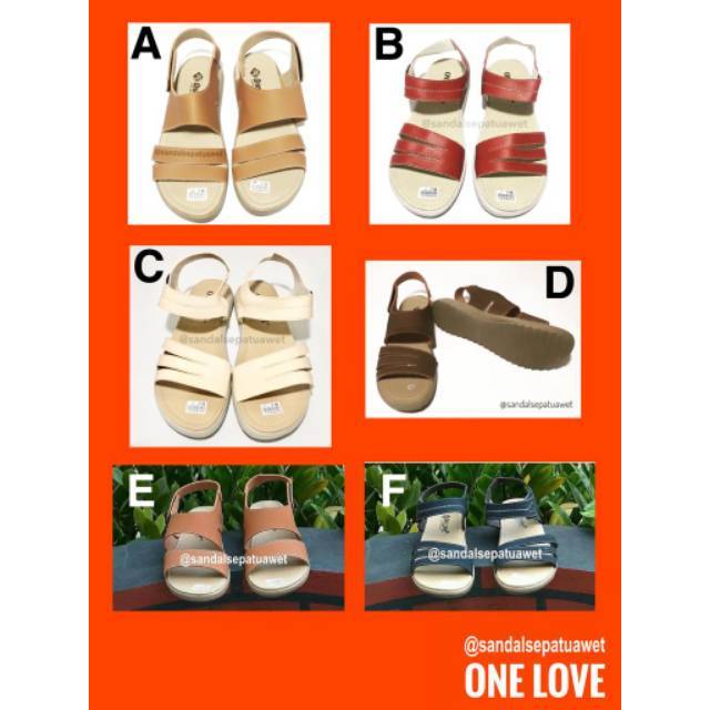 Sandal Sepatu One Love