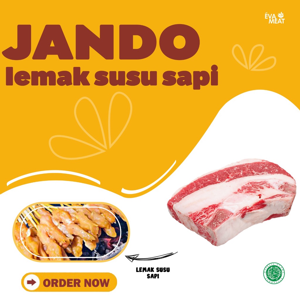 

Jando sapi / fat jando/ lemak jando/ jando baso / gajih jando / lemak sapi / jando / gajih sapi / sate jando
