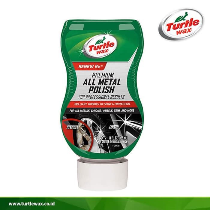 TURTLE WAX PREMIUM ALL METAL POLISH - TURTLE WAX POLES METAL