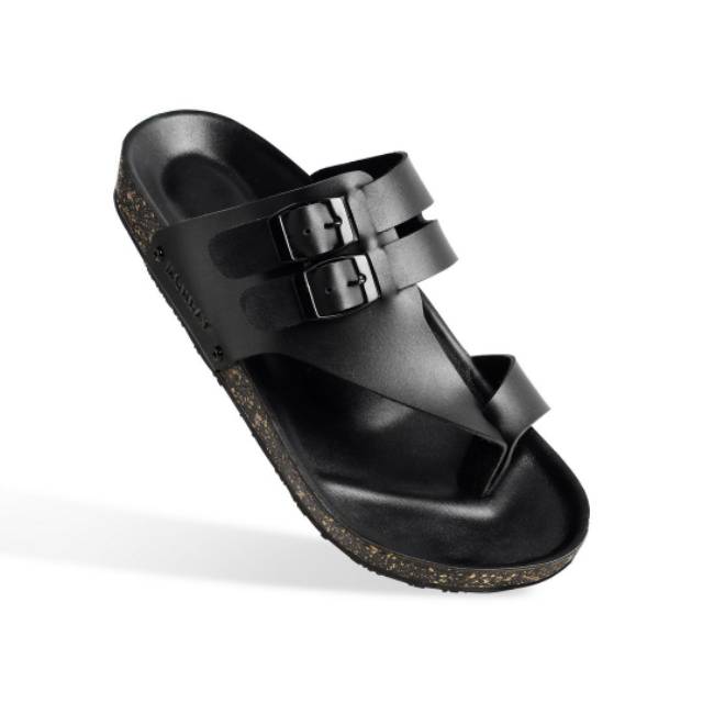 LUMIERE BLACK MONDAY - Sandal Slide Casual Pria Wanita Sendal Monday Footwear