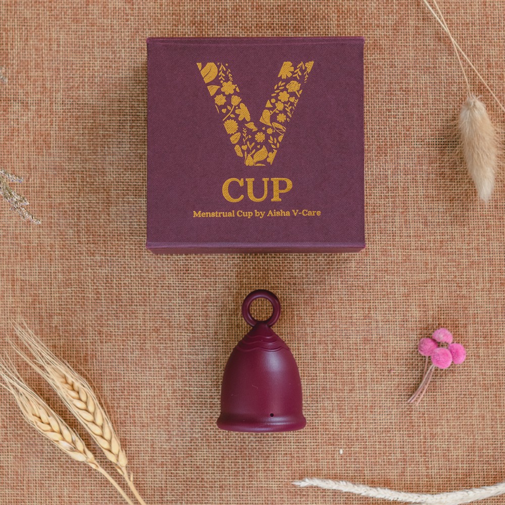 MENSTRUAL CUP ANTI BOCOR BY AISHA V CARE | MADE FROM 100% MEDICAL GRADE SILICONE