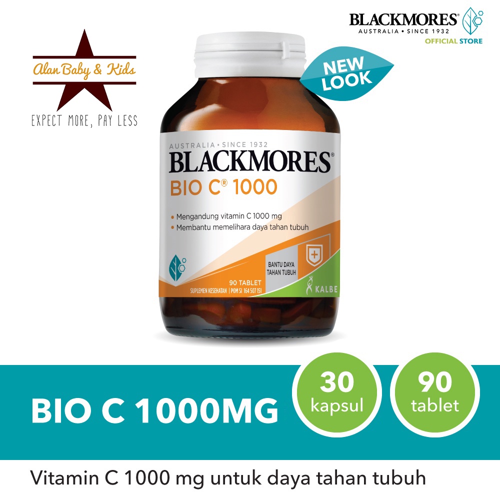 Blackmores BIO C 1000mg - 30  dan 90 Tablet (Sertakan Packing Tambahan - Baca Deskripsi)