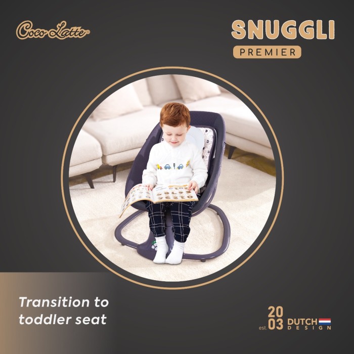 Makassar ! Cocolatte Swing Snuggli 2.0 Bouncer Elektrik Ayunan Bayi Otomatis With Remote Control