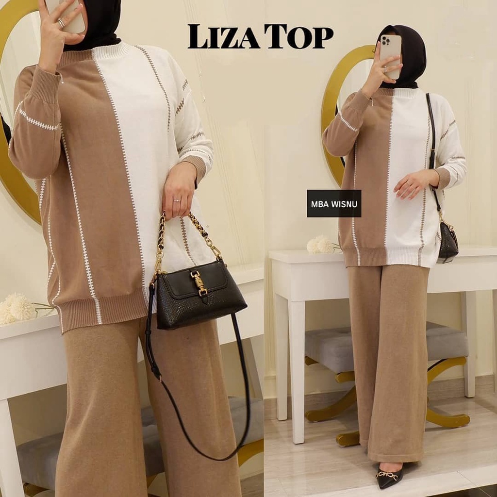 LIZA TOP / BLOUSE TERBALIK STYLE KOREAN / KEMEJA WANITA VIRAL / BAJU VIRAL / PROMO SHOPEE / COD