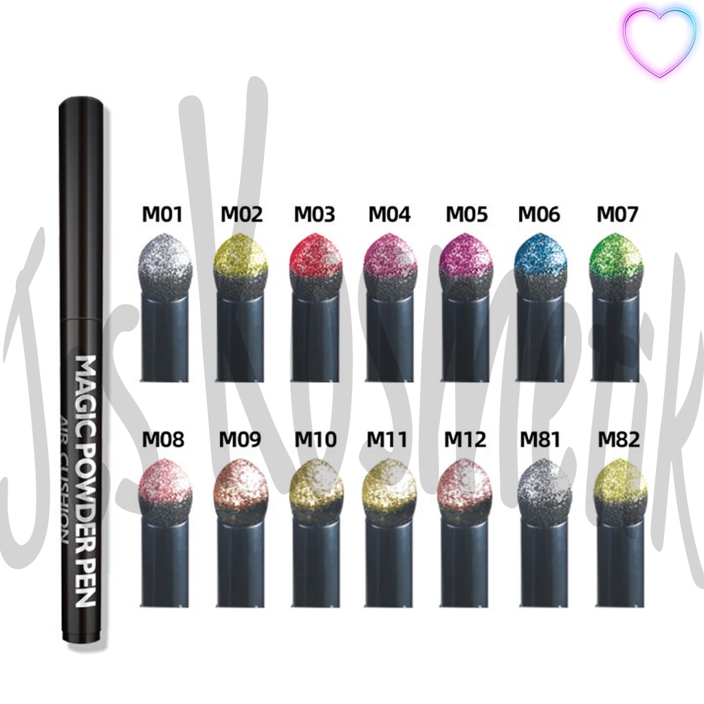 Miss Irene Magic Powder Pen Nail Art Air Cushion Dual Blend 2 Warna