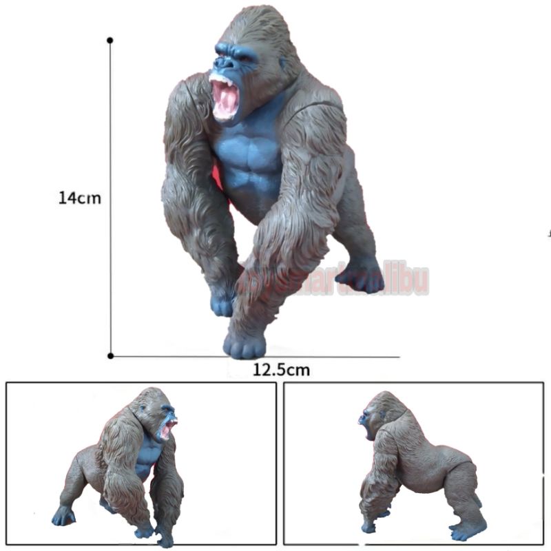 figure gorila king kong gorila monster animal binatang/mainan figure gorila
