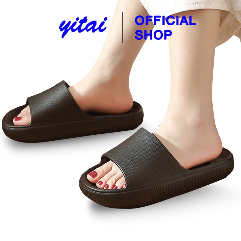 yitai 2022 terbaru sandal jelly sendal wanita pvc korean import slipper bahan tebal empuk super soft