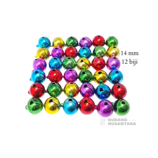 [ 12 biji ] Lonceng 14 mm / 1.4 cm / kerincingan / lonceng bell kecil